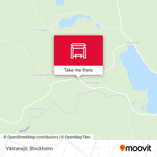 Västansjö map