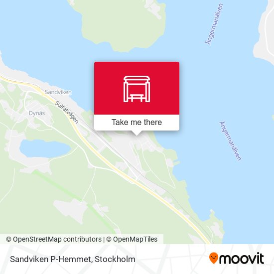 Sandviken P-Hemmet map