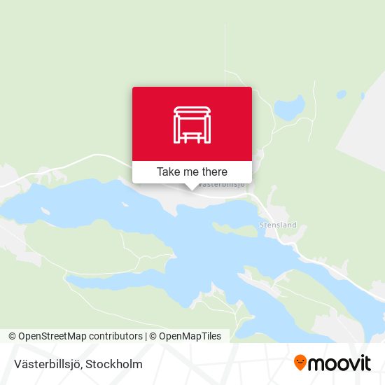 Västerbillsjö map
