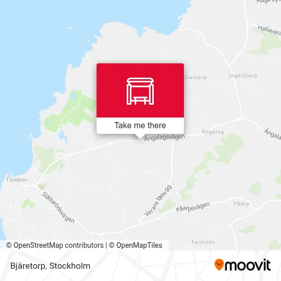 Bjäretorp map
