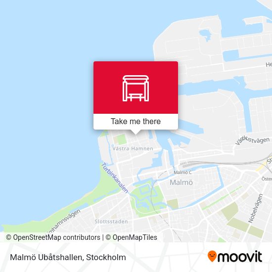 Malmö Ubåtshallen map