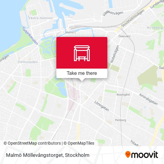 Malmö Möllevångstorget map