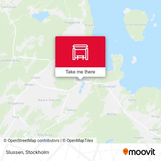 Slussen map