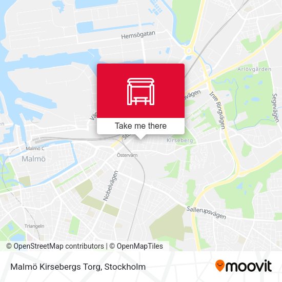 Malmö Kirsebergs Torg map