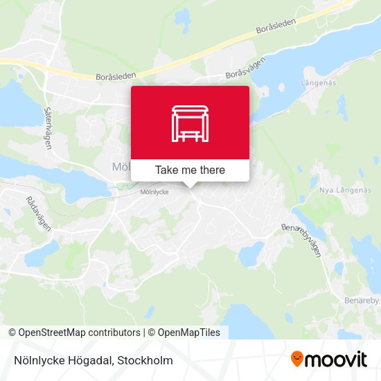 Nölnlycke Högadal map