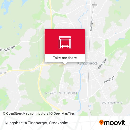 Kungsbacka Tingberget map