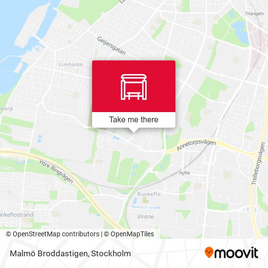 Malmö Broddastigen map