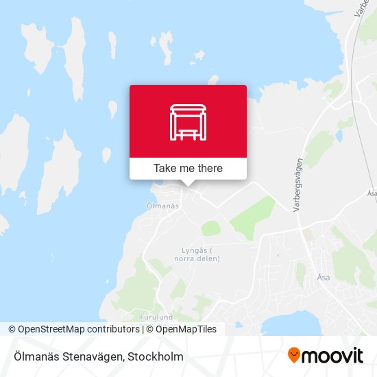 Ölmanäs Stenavägen map