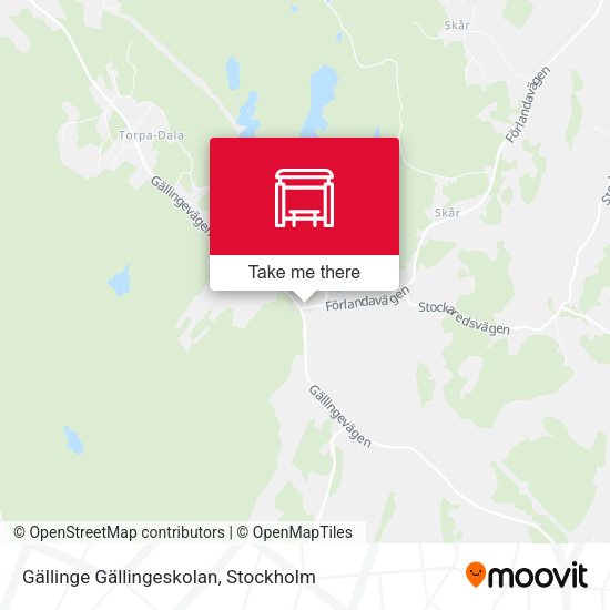 Gällinge Gällingeskolan map