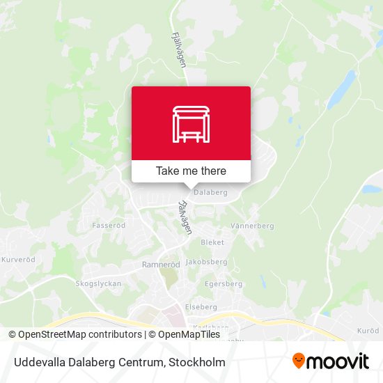 Uddevalla Dalaberg Centrum map