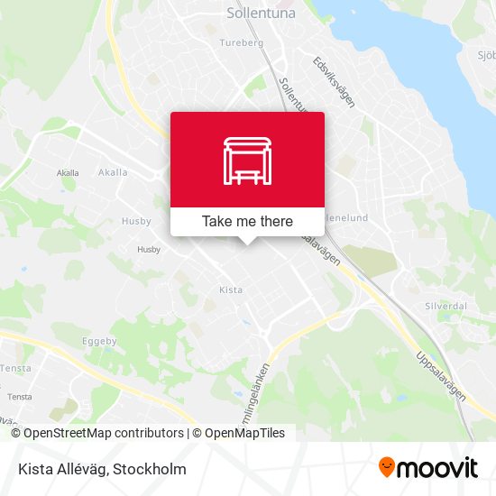 Kista Alléväg map