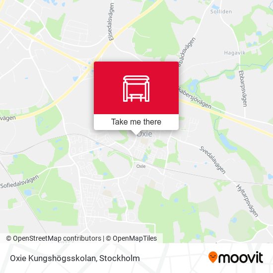 Oxie Kungshögsskolan map