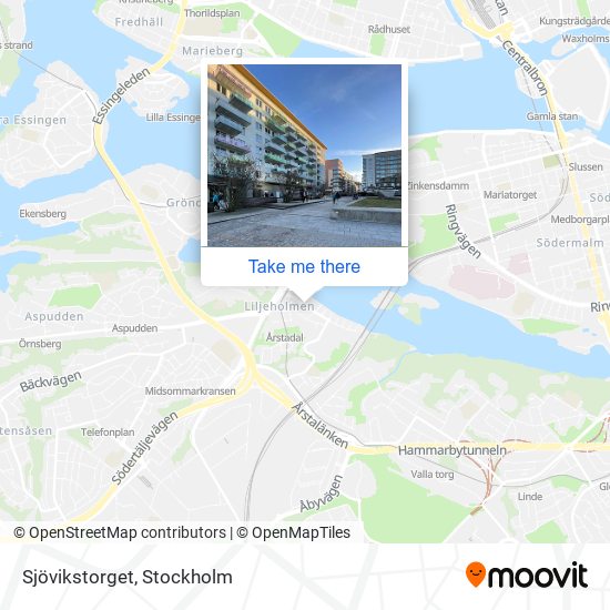 Sjövikstorget map