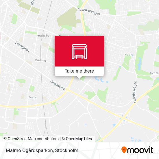 Malmö Ögårdsparken map