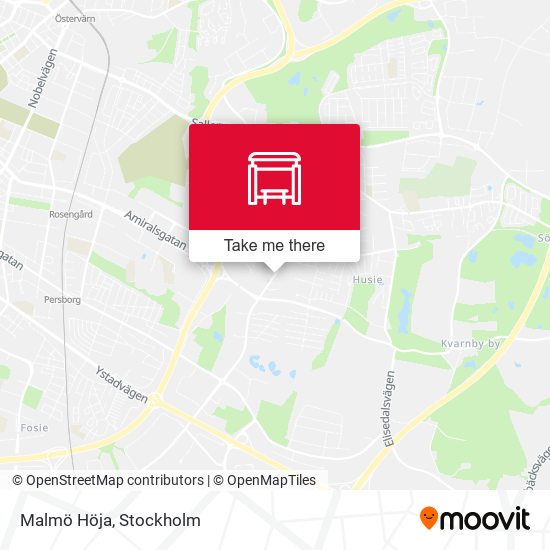 Malmö Höja map