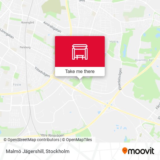 Malmö Jägershill map