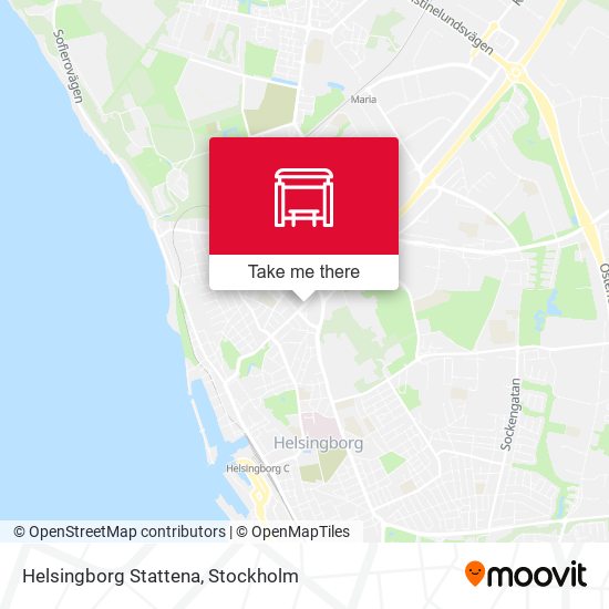 Helsingborg Stattena map