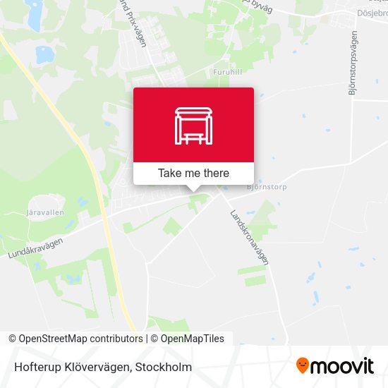 Hofterup Klövervägen map