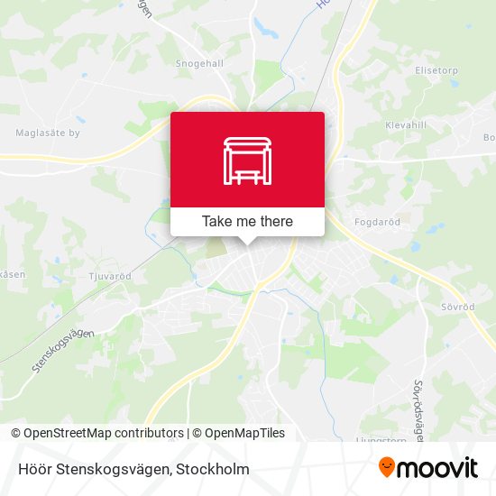Höör Stenskogsvägen map