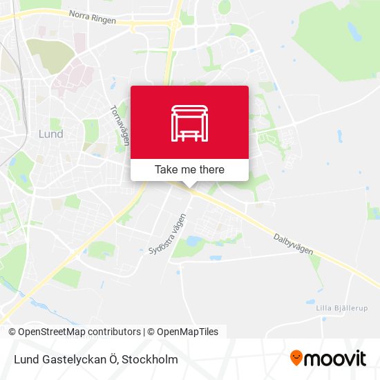 Lund Gastelyckan Ö map