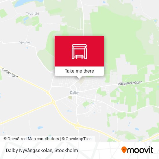 Dalby Nyvångsskolan map
