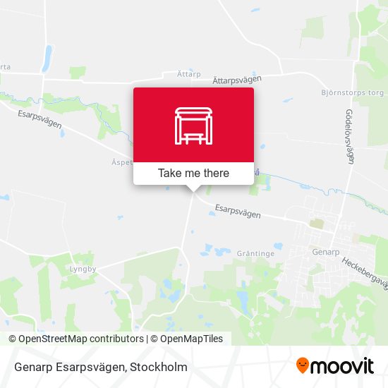 Genarp Esarpsvägen map