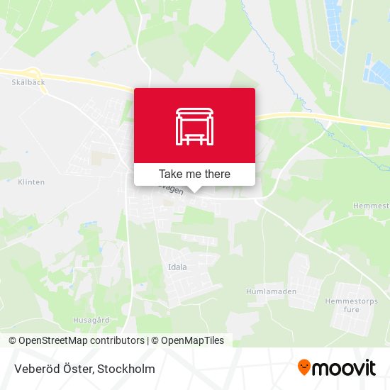 Veberöd Öster map