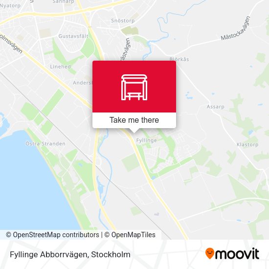 Fyllinge Abborrvägen map