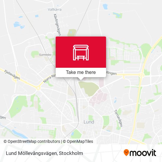 Lund Möllevångsvägen map