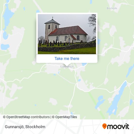 Gunnarsjö map