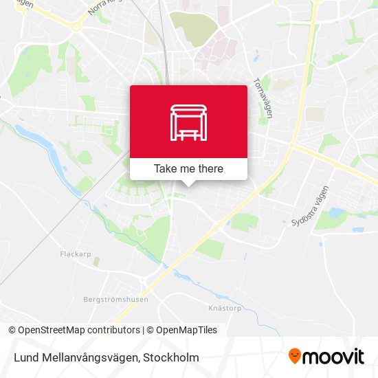 Lund Mellanvångsvägen map