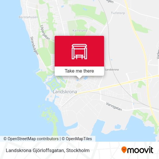 Landskrona Gjörloffsgatan map