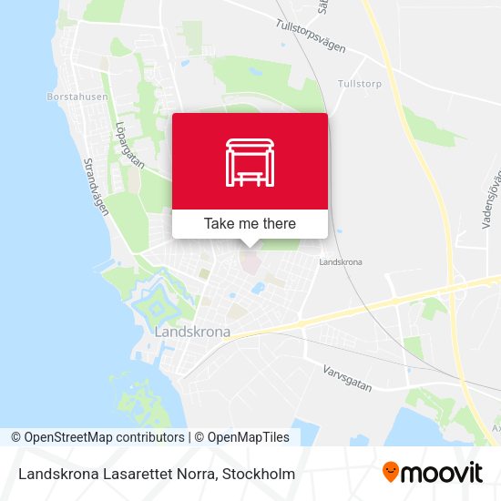 Landskrona Lasarettet Norra map