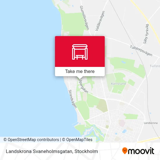 Landskrona Svaneholmsgatan map