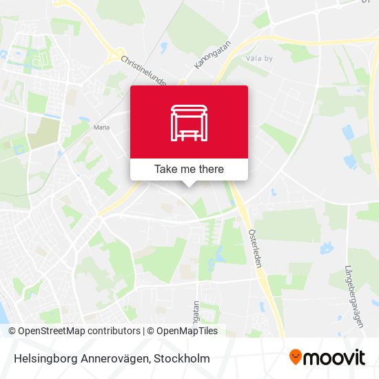 Helsingborg Annerovägen map