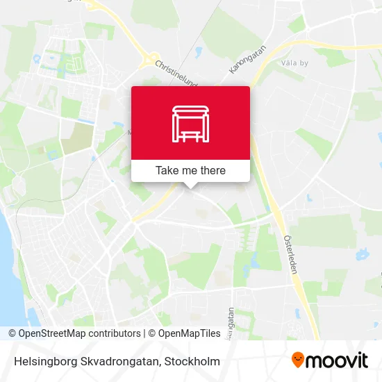 Helsingborg Skvadrongatan map