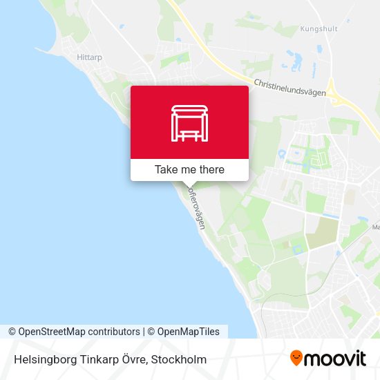 Helsingborg Tinkarp Övre map