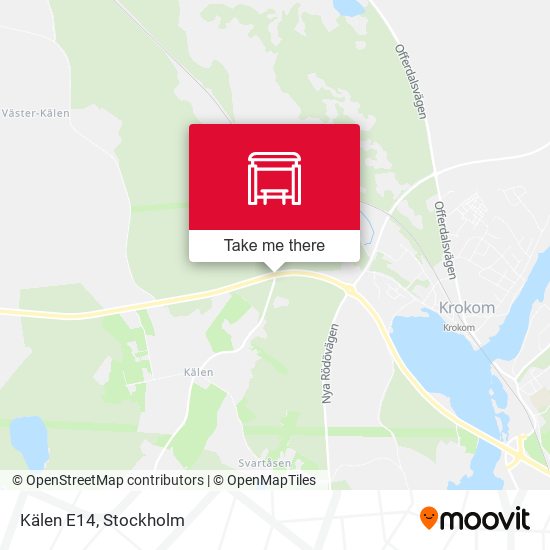 Kälen E14 map