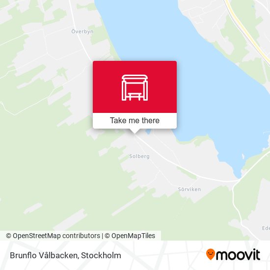Brunflo Vålbacken map