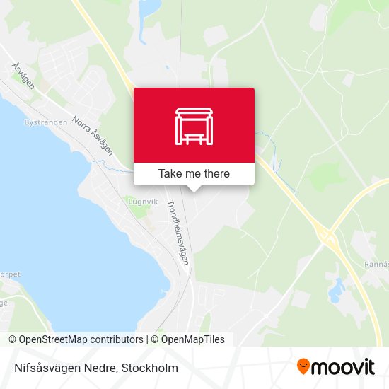 Nifsåsvägen Nedre map