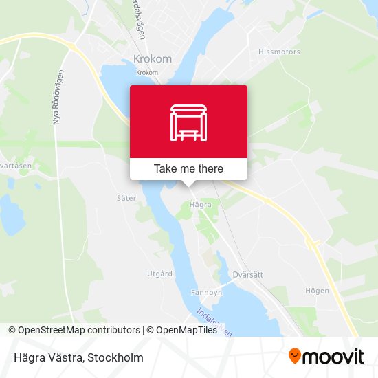 Hägra Västra map