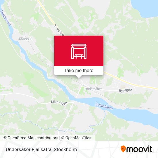 Undersåker Fjällsätra map