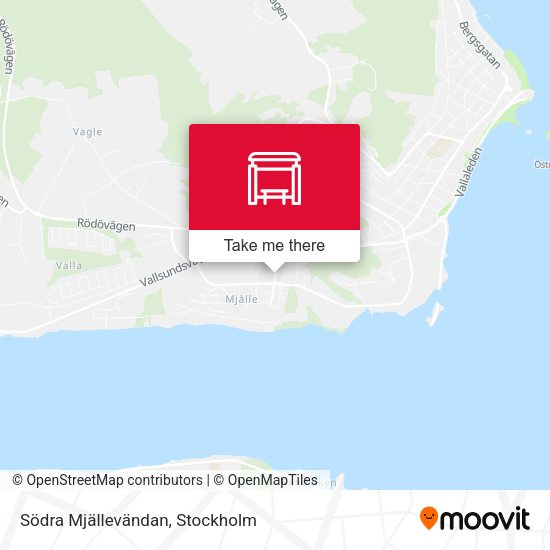 Södra Mjällevändan map