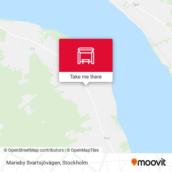 Marieby Svartsjövägen map