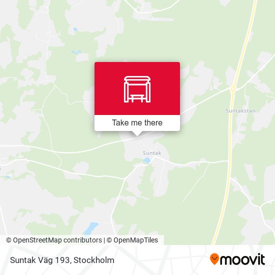 Suntak Väg 193 map
