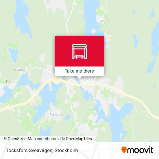 Töcksfors Sveavägen map