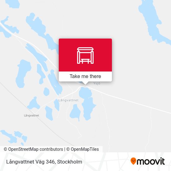 Långvattnet Väg 346 map