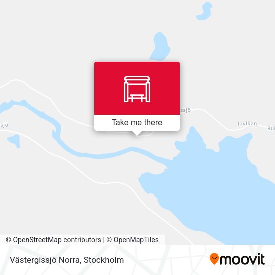 Västergissjö Norra map