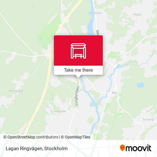 Lagan Ringvägen map