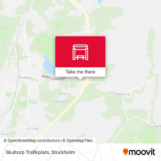 Skultorp Trafikplats map
